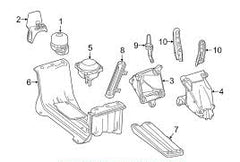 Transmission Mount 1662400518 1662400818 1662400918 Compatible With MERCEDES-BENZ GL-CLASS X164 & GL-CLASS X166 & GLE W166 & GLS X166 & M-CLASS W166 & R-CLASS W251, V251