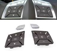 Steering Wheel Buttons High-end Model Moka& Chrome 16690518008490 16690519008490 Compatible With Mercedes Benz ML GL/G Class W166 W463