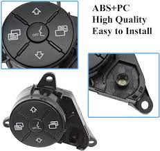 Effortless Control: Mercedes-Benz 164/251 Complete Steering Wheel Switch et (Grey-Round) for M-Class (W164) & R-Class (W251, V251) - Left Hand 1648700558 and Right Hand 1648700658 Options Available Tag-SW-88