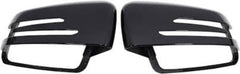 Side Mirror upper cover (Side Mirror cover) Glossy Black Left A2128100164 & Right A2128100264 Compatible With Mercedes Benz C-CLASS W204 & E-CLASS W212 & W221 W117 W176 W246 W156TAG-SMC-101