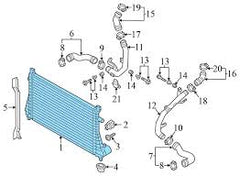 Radiator 5Q0145803N Compatible with AUDI A3 Convertible (8V7, 8VE) | A3 / S3 & A3 Limousine (8VS, 8VM) | A3 /S3 & Q2 (GAB, GAG) & Q3 Sportback (F3N)