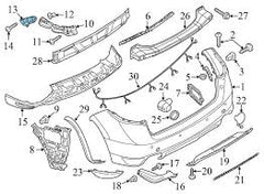 Rear Right Power Window Regulator 8U0839462 Compatible with AUDI Q3 (8UB, 8UG)