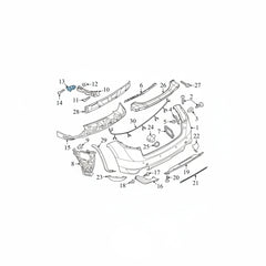 Rear Right Power Window Regulator 8U0839462 Compatible with AUDI Q3 (8UB, 8UG)