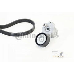 Multi Rib Belt Kit 6PK1075K1 Compatible With MERCEDES-BENZ C-CLASS (W205), C-CLASS Convertible (A205), E-CLASS (W213) (CONTINENTAL)