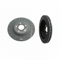 Rear Brake Disc Set 2224231500 Compatible With Mercedes Benz W222