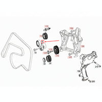 Multi Rib Belt Kit 6PK1642K3 Compatible With MERCEDES-BENZ C-CLASS (W205) GLC (X253) (CONTINENTAL)
