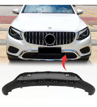 Front Bumper Lower Grill A2538850565 2538850565 Compatible With Mercedes Benz (W253) GLC-Class (2016-2019) Tag No.318