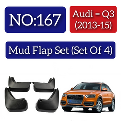 Audi Q3 (2013-15) Mud Flap Set (Set of 4) Tag 167