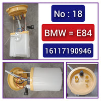 Electric Fuel Pump 16114422731 16117190946 16117197074 Compatible With BMW 3 Series E90 & X1 E84 Tag No.18
