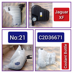Coolant Bottle C2D36671 C2D5120 AW938A080AD AW938A080AE For JAGUAR XJ X351 Tag-B-21