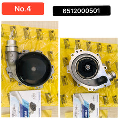 Water Pump 6512000501 For MERCEDES-BENZ A-CLASS W176 B-CLASS W246 GLA-CLASS W156 Tag-W-04