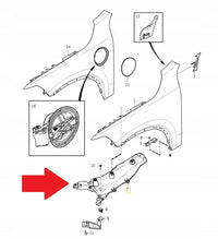 Front Bumper Brackets Left 31391777 Right 31391778 Compatible With VOLVO XC90 I (275) Tag No.2654