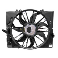 Engine Cooling Radiator Fan Assembly 17427524881 Compatible With BMW E65 E66