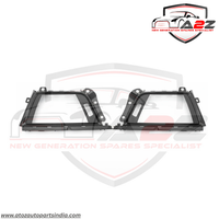Front Ac Vent Outer Frame Matt Chrome 64229346226 Compatible With BMW 3-Series F30 & F34 GT