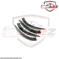 Carbon Inner Door Handle Outer Cover (Without Leather Set Of 4) Compatible With BMW 3 Series F30