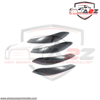 Carbon Inner Door Handle Outer Cover (Without Leather Set Of 4) Compatible With BMW 3 Series F30