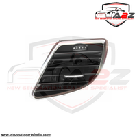 Black Ac Vent Grille Assembly Center & Right & Left Compatible With Audi A4