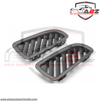 Front Ac Vent Dashboard Left & Right (Set) 25368038029 Compatible With BENZ 253 Black