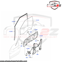 Front Right Power Window Regulator With Motor LR026708 Compatible with LAND ROVER RANGE ROVER EVOQUE (L538)