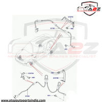 Front ABS Wheel Speed Sensor LR033461 & CPLA2C204AB Compatible With LAND ROVER RANGE ROVER IV (L405) & RANGE ROVER SPORT II (L494)