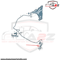 Headlight Washer Nozzle Left 8W0955102A & Right 8W0955101A Compatible With AUDI A4
