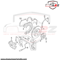 Front Left/Right ABS Wheel Speed Sensor 34526756384 Compatible With MINI R57