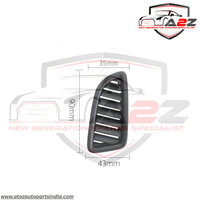 Dashboard Left ac vent cover Black Left 25368038029H15 Right 25368038029H15 Compatible With Mercedes Benz, GLC Class W253 W205 2016-2022