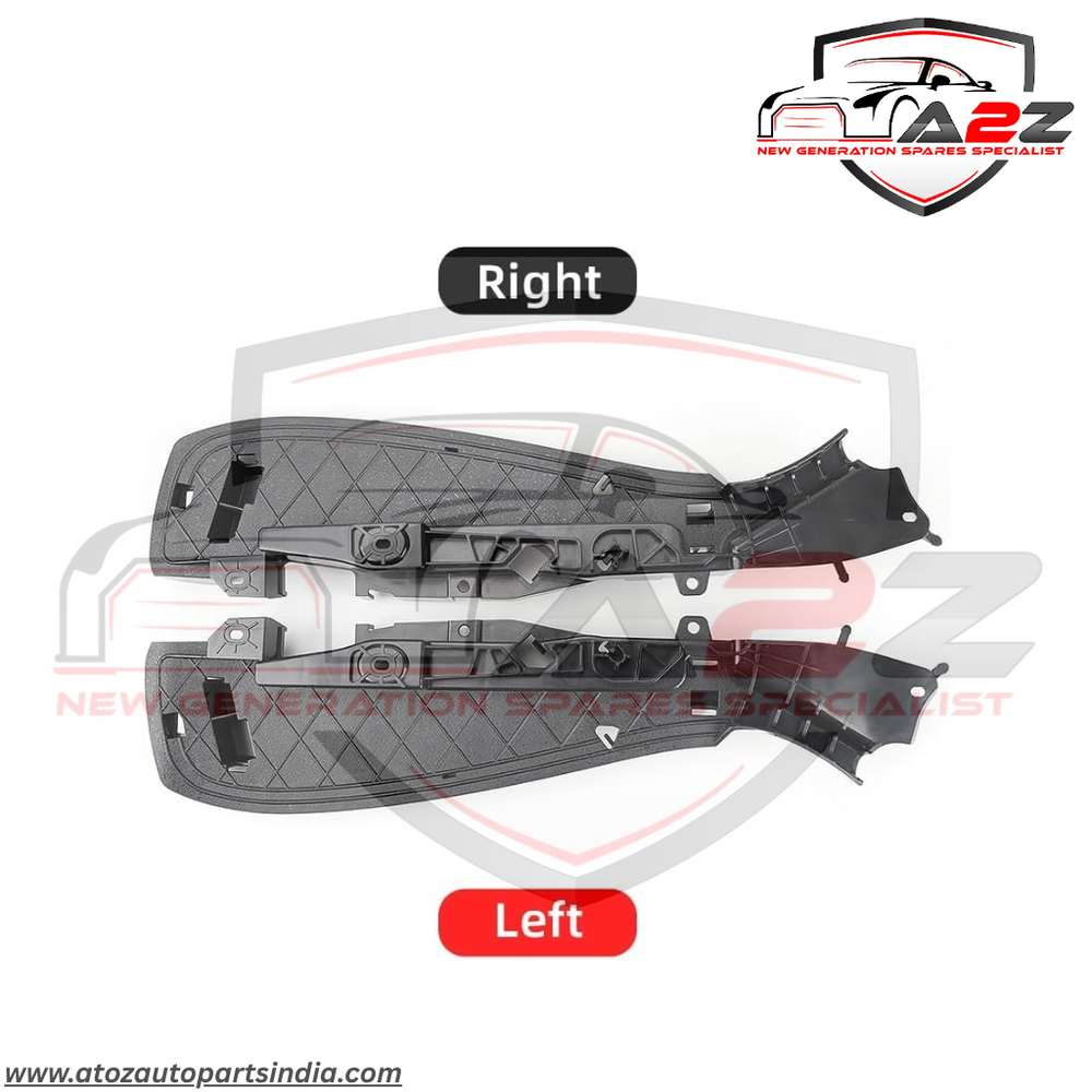 Front Seat Side Bracket Track Panel Black 52107317459 & 52107317458 Compatible With BMW 5/7/X5/X6 Series F10 F07 G30 G32 F01 F02 G11 G12 F15 F16 F85 F90