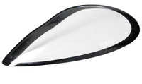 Front Headlight Glass Black Compatible With Porsche Panamera (2011-14)