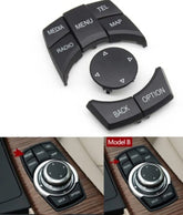 CIC Multi Media Button Set 65829334611 Compatible With BMW E90 E84 E70 E60