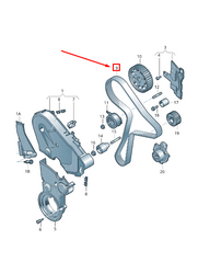 Timing Belt CT1168 04L109119F Compatible With SKODA OCTAVIA III (5E3, NL3, NR3) (CONTINENTAL)