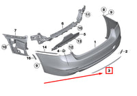 Front Bumper Chrome 51127384572 Compatible With BMW 3 Series F30 (2016-2019) Tag No.68