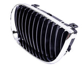 Front Bumper Grille (Half Chrome) Left 51137239021 Right 51137239022 Compatible With BMW 1 Series F20