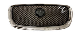 Front Black Mesh Chromed Frame C2Z13175 Compatible With Jaguar XF I (X250) XF II (X260) (2012-2015) Tag No.13