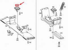 Centre Rear Engine Gearbox Bearing 1662400818 Compatible With MERCEDES-BENZ M-CLASS W164