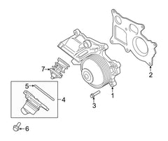 Engine Coolant Thermostat Housing 11518516203 For BMW 3 Series E90 F30 & 5 Series F10,  X1 E84, X3 F25 Tag-E-74/75