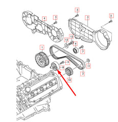 Timing Belt Kit CT1131K1 057109243M 03L109244D Compatible With AUDI A4 B8 (8K2) | A4 / S4, A6 C6 (4F2) | A6 / S6, Q5 (8RB), Q7 (4LB) (CONTINENTAL)