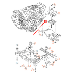 Engine Mounting 4F0399151BL 4F0399151AM Compatible With AUDI A6 C6 (4F2) | A6 / S6