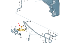 Headlight Washer Nozzle Compatible With AUDI A4 Headlight Washer Nozzle Left 8K0955102B & Right 8K0955101B