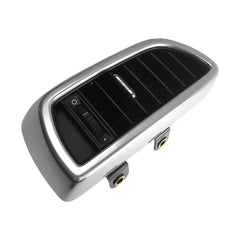 Black Ac Vent Grille Assembly Front-Right 7P5819704D & Front-Left 7P5819703D & Center-Left 7P5819727E & Center-Right 7P5819728E & Rear-Left 7P5819203B & Rear-Right 7P5819204B Compatible With PORCHE CAYENNE