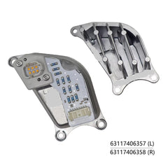 Front Headlight LED Turn Signal Module 63117406357 63117406358 Compatible With BMW F25 F26