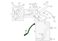 Radiator Hose 8RO121081AD Compatible With AUDI For Q5 Q5 (FYB