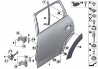 Rear Right Wheel Arch (EYEBROW ) 51779801886 Compatible With MINI COUNTRYMAN (R60) | Tag No.120