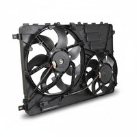 Radiator Fan Assembly LR044833 LR100366 Compatible With Land Rover Discovery Sport (L550) & Land Rover Range Rover Evoque (L538)