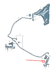 Headlight Washer Nozzle Left 8W0955102A & Right 8W0955101A Compatible With AUDI A4