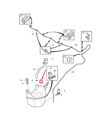 Windshield Washer Bottle 31416283 Compatible With VOLVO S60 (2011-2016)
