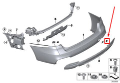 BMW = F34 GT LCI (2014-2019) Rear Towing Cap. Ref No 51128061551 Tag 447