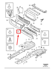 Radiator Support Lower Air Duct 31383724 Compatible With VOLVO XC90 (2016-2020)