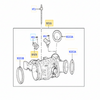 Throttle Valve Air JDE41568 Compatible With JAGUAR XF & XJL Tag No,137