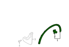 Front Left Wheel Arch (EYEBROW) 39849961A Compatible With VOLVO XC90 N.M (Small) (T-2) Tag-EY-37